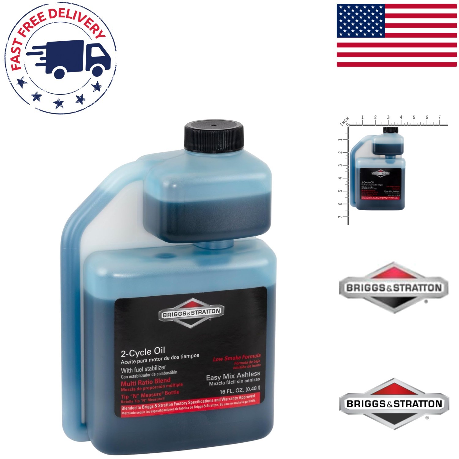 High-Quality 2-Cycle Oil with Fuel Stabilizer – 16 oz for Optimal Performance