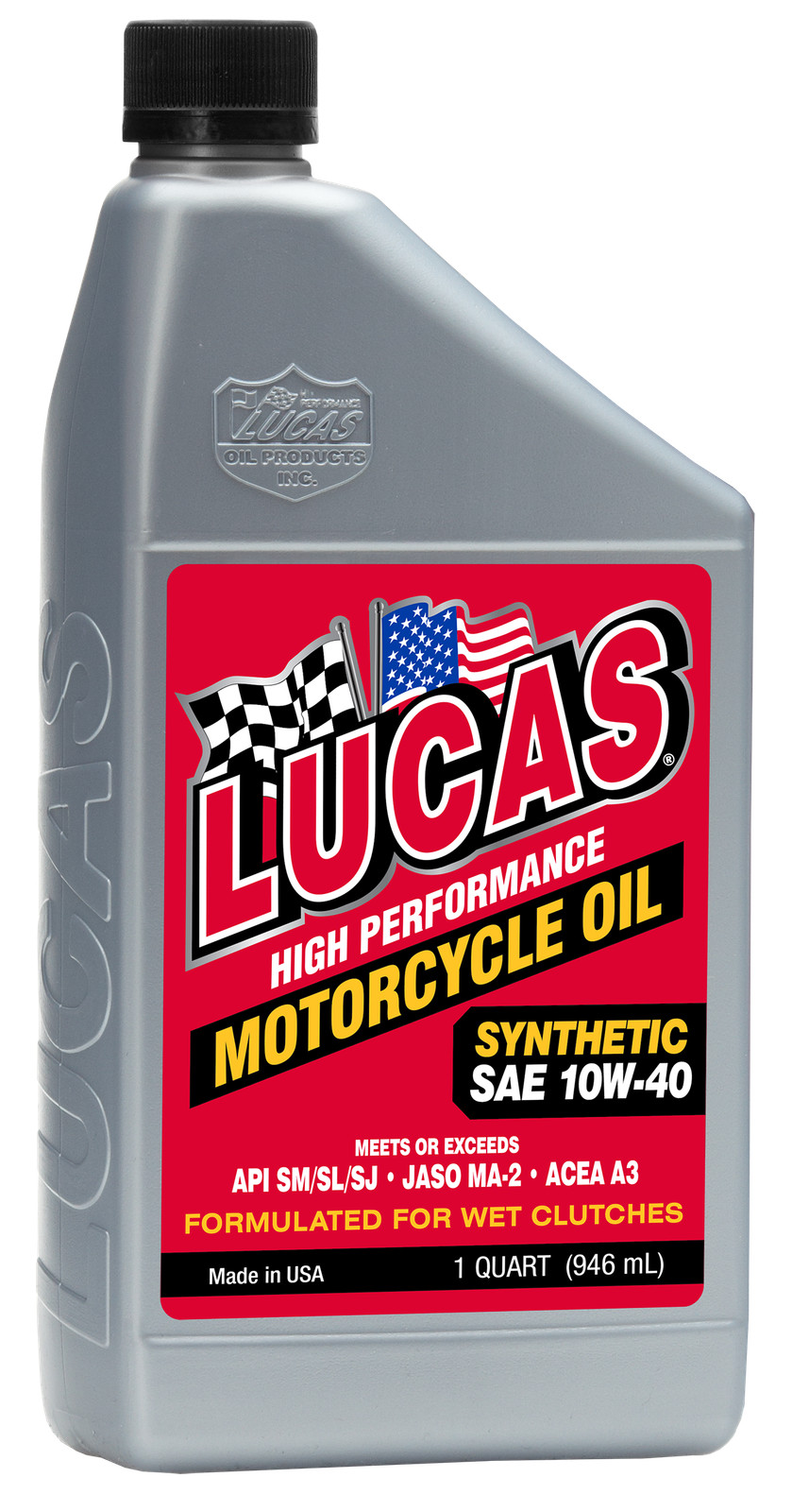 LUCAS OIL – 10793 – SYNTHETIC SAE 10W-40 MOTO