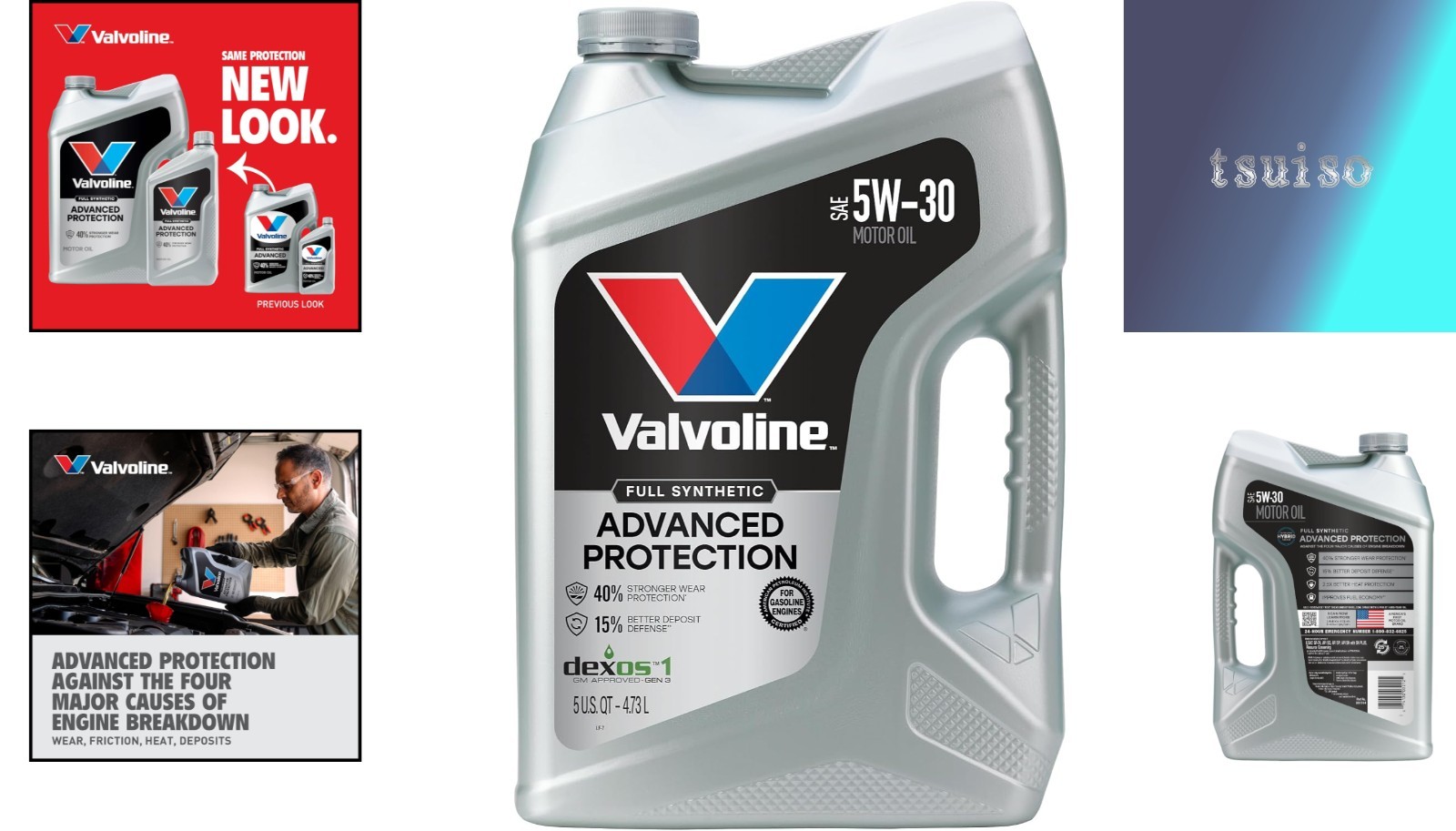 5 QT Advanced Protection 5W-30 Motor Oil – Protect Your Engine From Wear & Heat