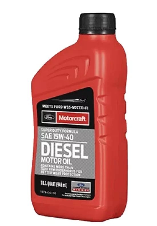 17 Quarts Diesel Engine Motor Oil FORD/OEM Motorcraft SAE 15W-40 Super Duty