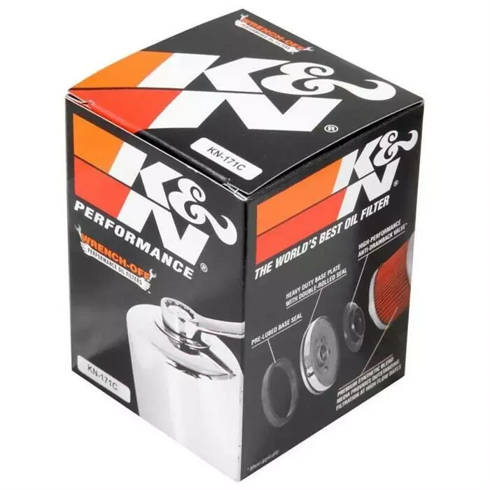 K&N / Mobil 1 20W50, 4 Quarts Oil Change Kit Fits Harley Davidson 103-96 CI