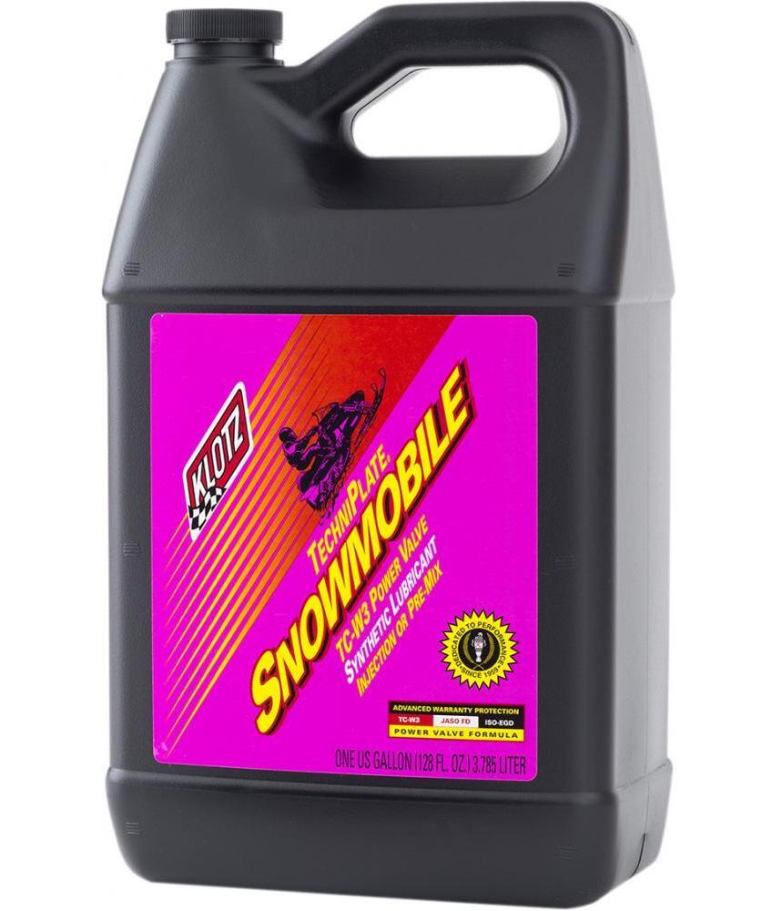 Klotz Snowmobile TechniPlate Synthetic 2-Stroke Premix/Injector Oil – 1 Gallon