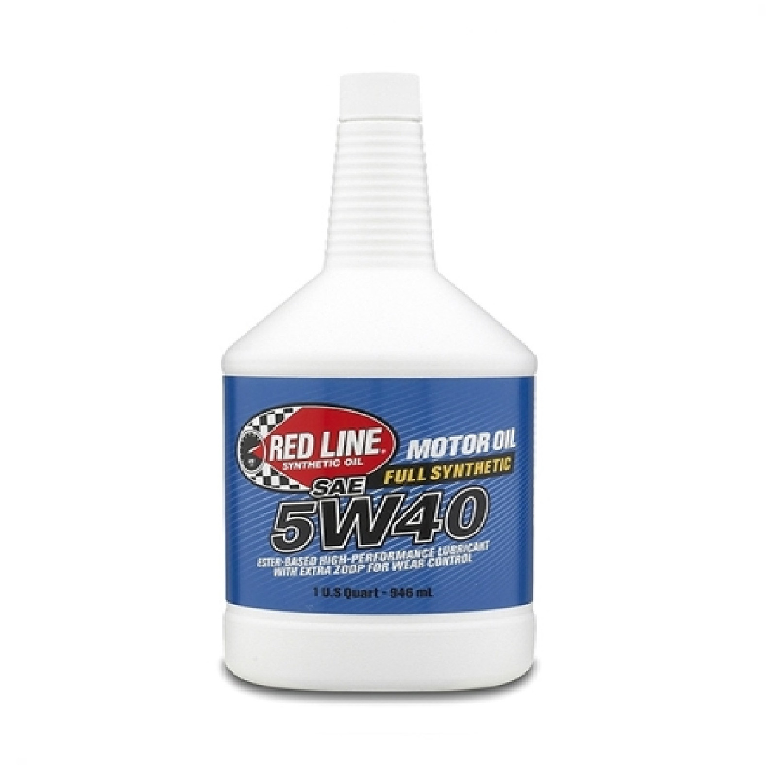 Red Line Oil 15404 Set of 6 Full Synthetic 5W40 Motor Oil Bottles, 1 Quart