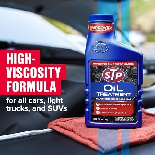 Engine Oil Treatment Additive 15 Oz High Viscosity ZDDP Conventional Synthetic