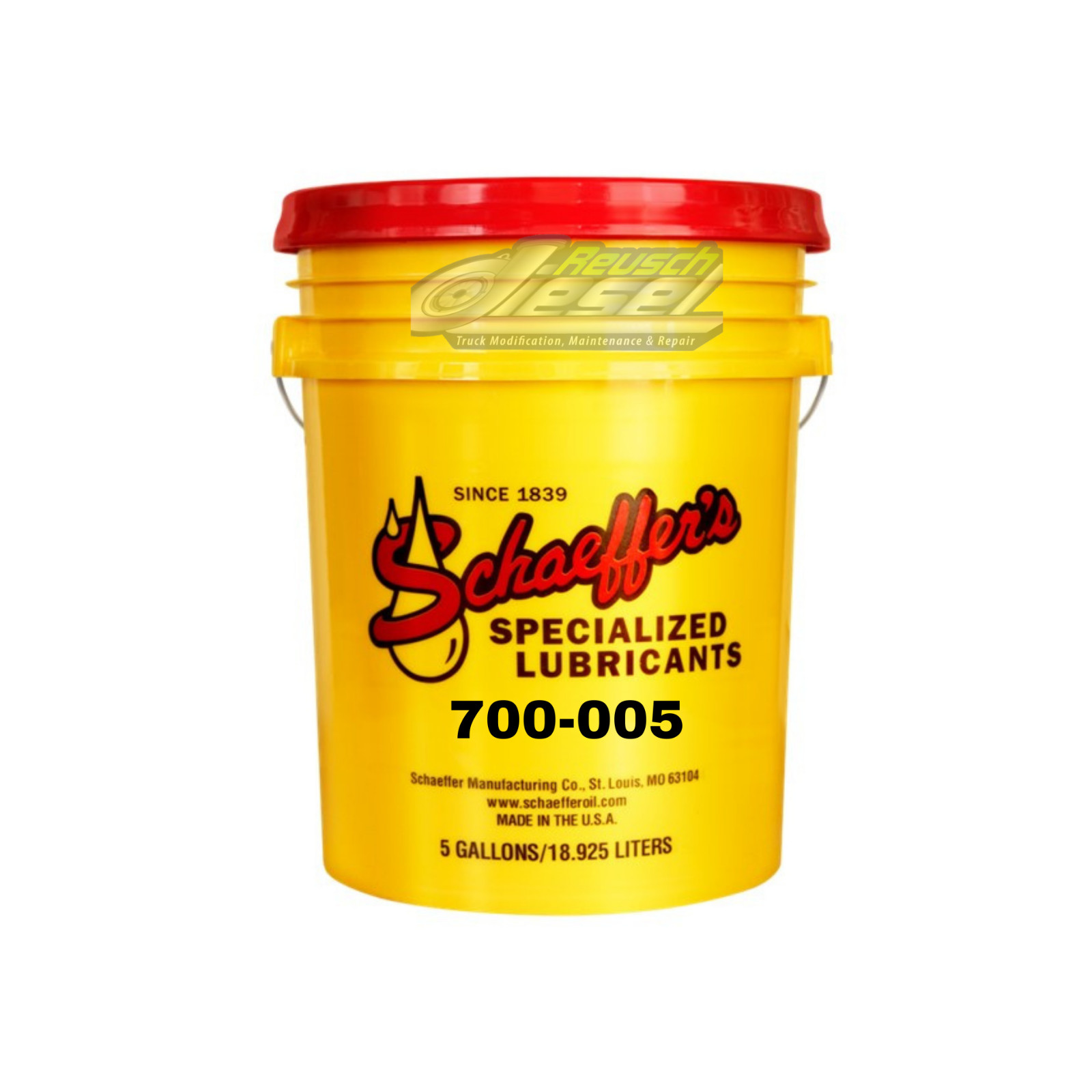 Schaeffer’s Oil Synshield SAE 15W-40 (5 Gallon Pail/Bucket) #700 Diesel Engine
