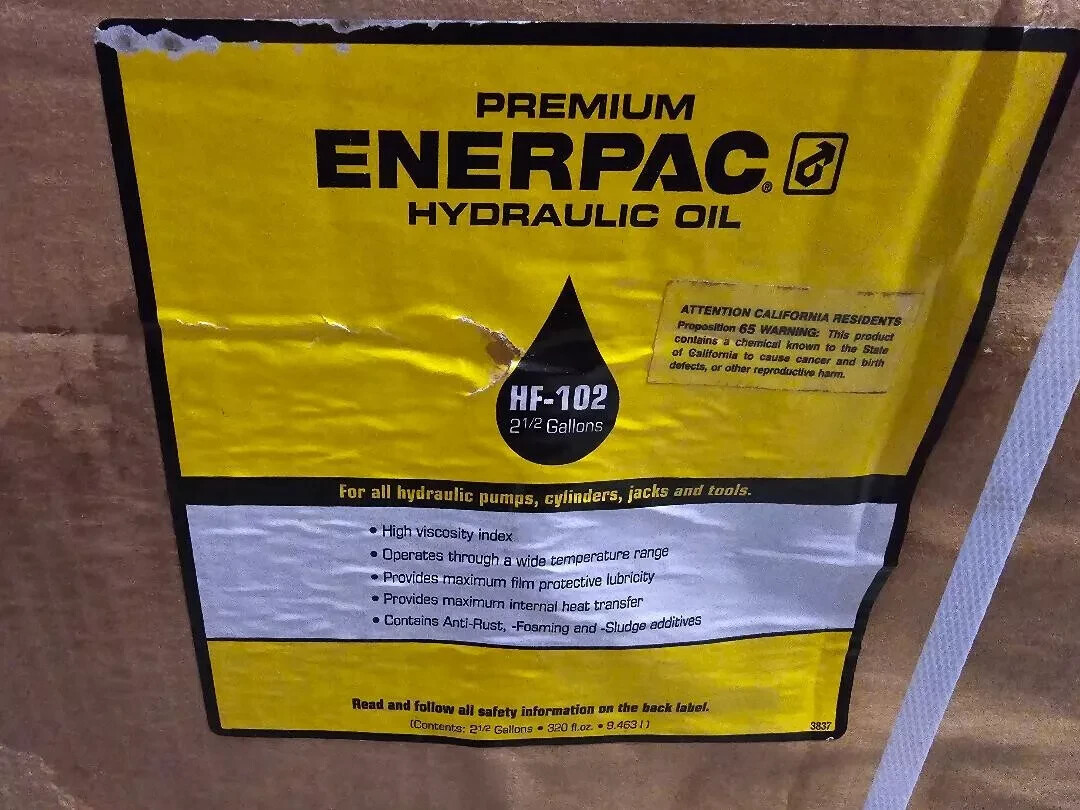 🔥5 LB PREMIUM ENERPACK HYDRAULIC OIL HF-102 2X2 1/2 GAL TWIN PACK