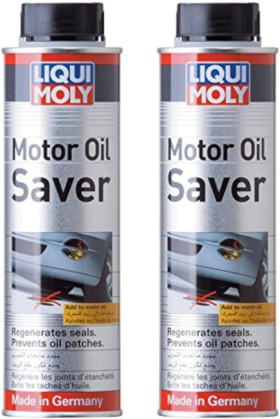 Liqui Moly Motor Oil Saver Oil Loss Stop Engine Oil Stop Leak (300 ML) – 2 Pack