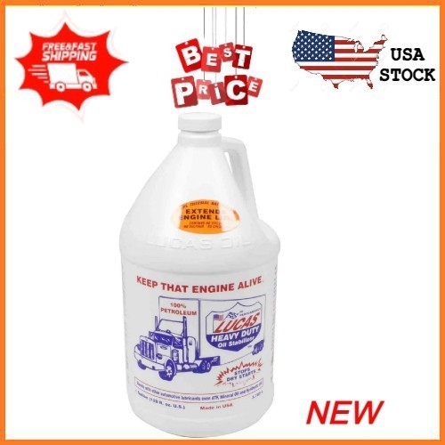 NEW Lucas Oil 10002 Heavy Duty Oil Stabilizer One Gallon Automotive Additive
