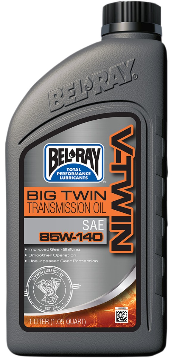 Bel-Ray V-Twin Big Twin Transmission Oil 85W-140 1 Liter (96900-BT1)