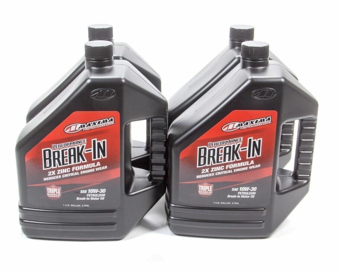 MAXIMA RACING OILS (39-109128) 10w30 Break-In Oil Case 4×1 Gallon