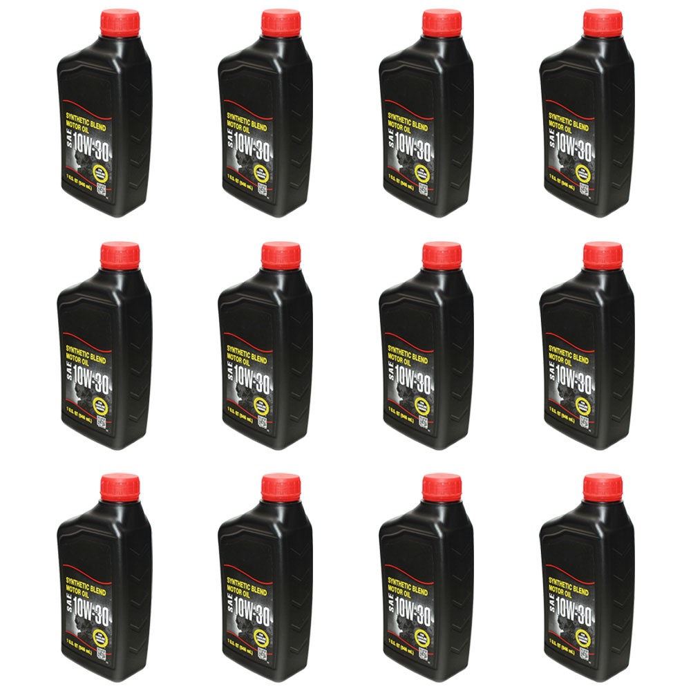 Twelve 10W-30 Quarts of Oil Fits Kohler Command Eng 25-357-06-S Fits JD TY22029