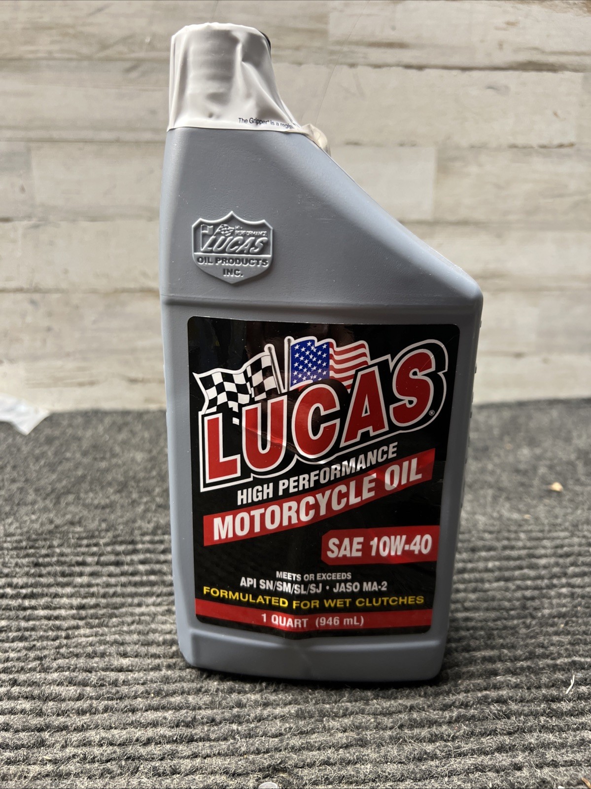 Lucas Oil High Performance Motorcycle Engine Oil SAE 10W-40 10767