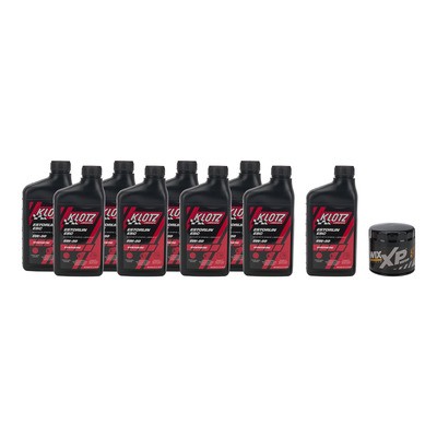 Klotz KT-413, Estorlin ESC 5W50 Motor Oil Set of 9 for Ford Mustang 2013-14
