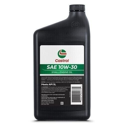 Castrol 215308 SAE 10W-30 Small Engine Oil For 4-Cycle Eng & Lawn Mowers – 32oz