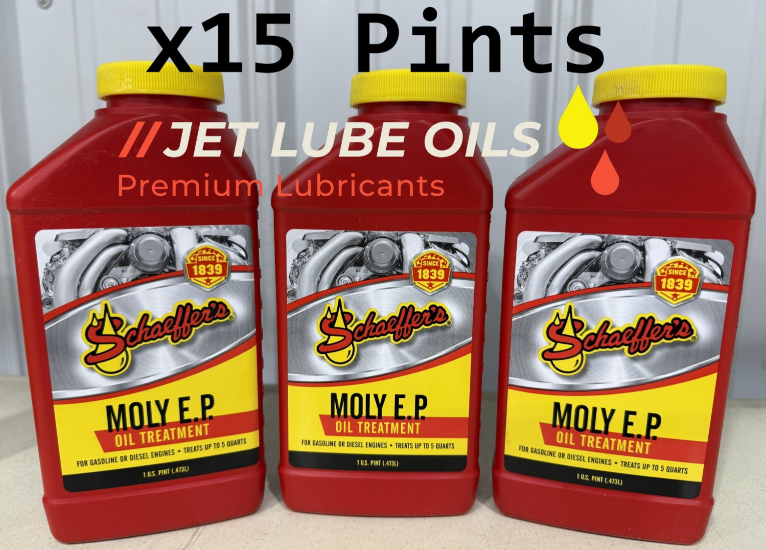 Schaeffer’s 132 Moly EP Oil Treatment 15 Pints