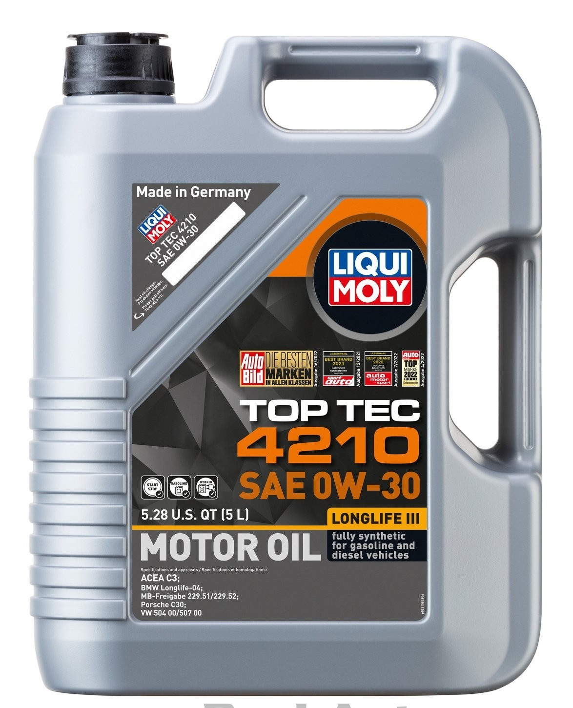 SALE- LIQUI MOLY 22158 Top Tec 4210 0W-30; 5 Liter