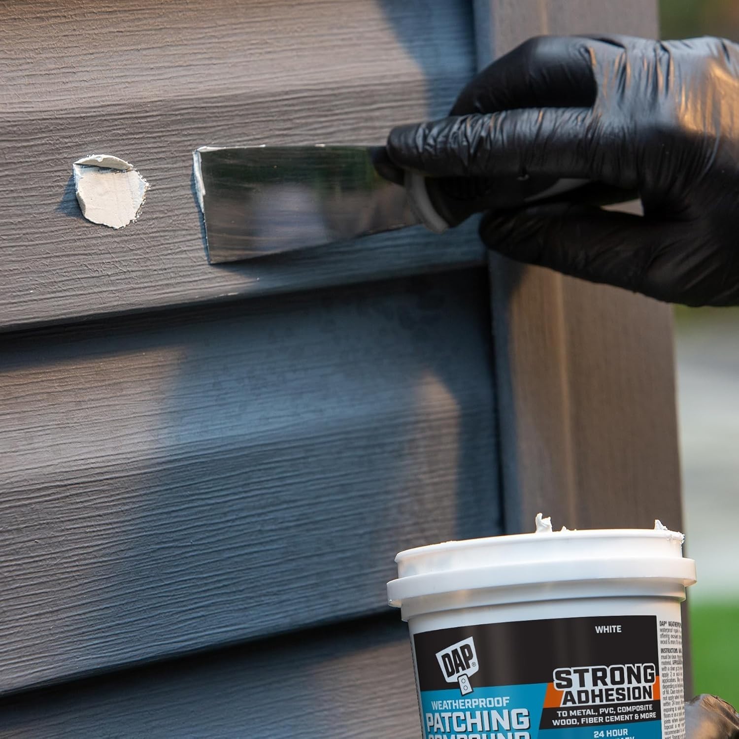 All-Purpose 16 Oz Weatherproof Patching Compound with 24-Hour Rain Ready Feature