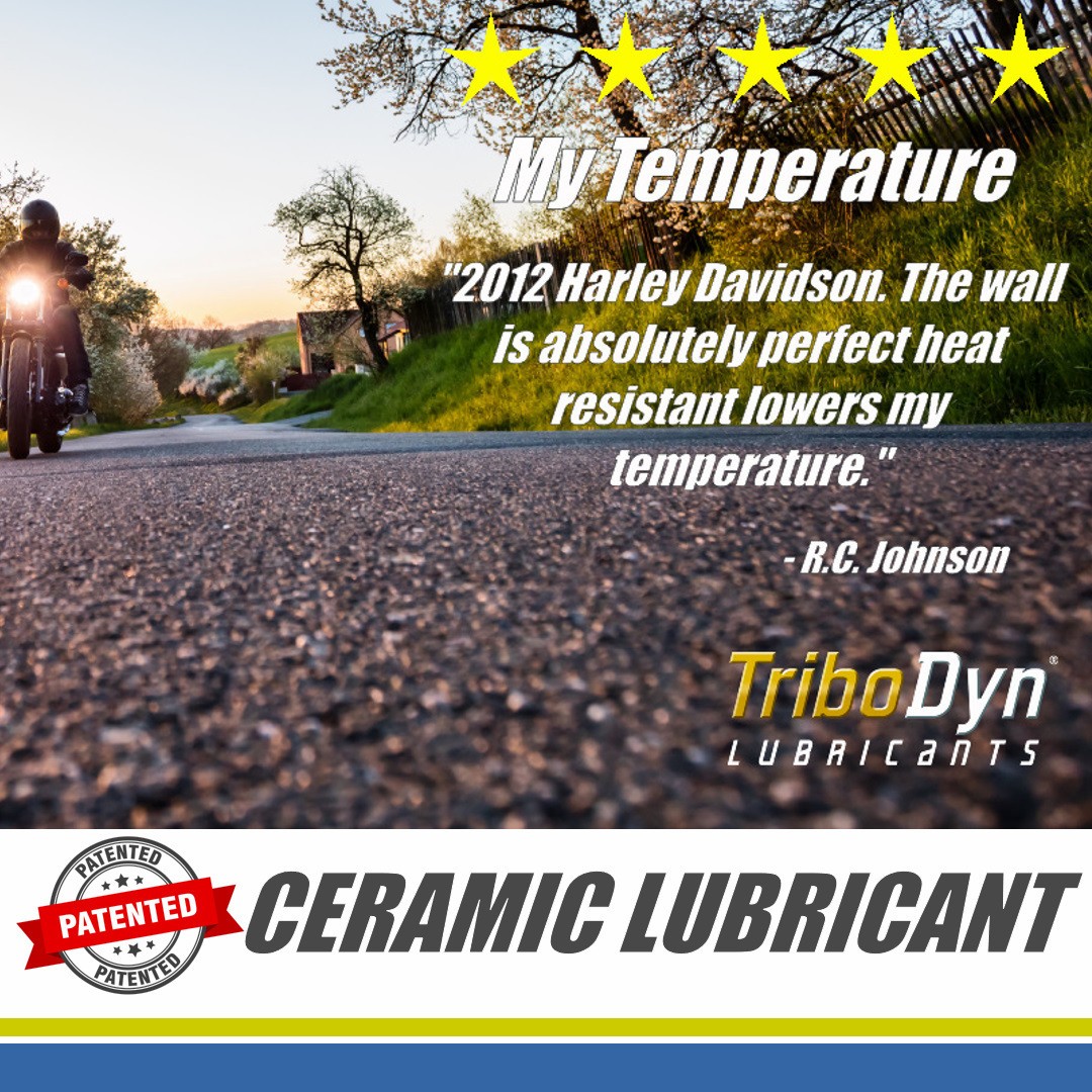 TriboDyn Patented Ceramic 20W-50 Full Synthetic V-Twin Motorcycle Oil – 12 Quart