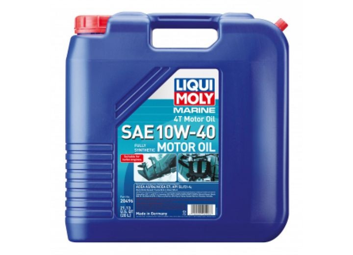 Liqui Moly 20496 Marine 4T SAE 10W-40 Boat Motor Oil 20 Liter Jug