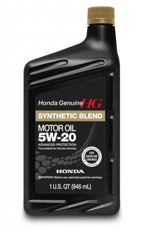 Genuine Honda Synthetic Blend 5W-20 Motor Oil – Case of 12 – 08798-9132