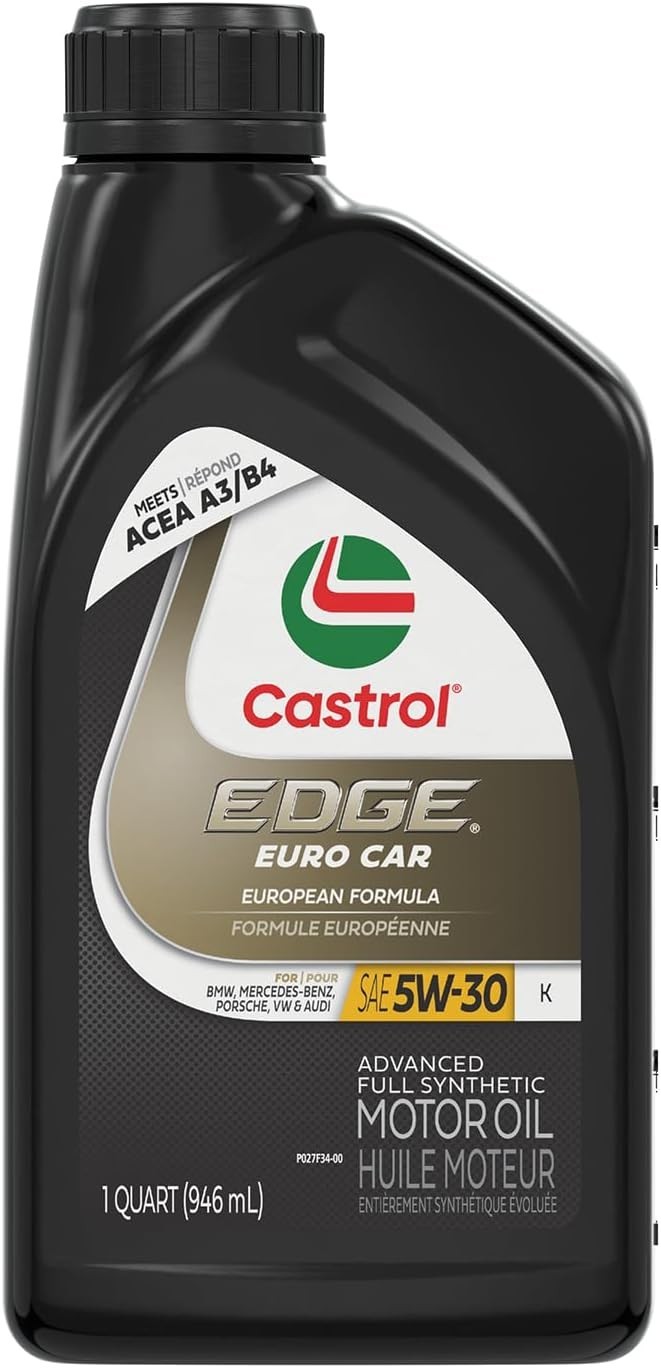 EDGE Euro 5W-30 K Advanced Full Syn Motor Oil, 1 Quart, Pack of 6