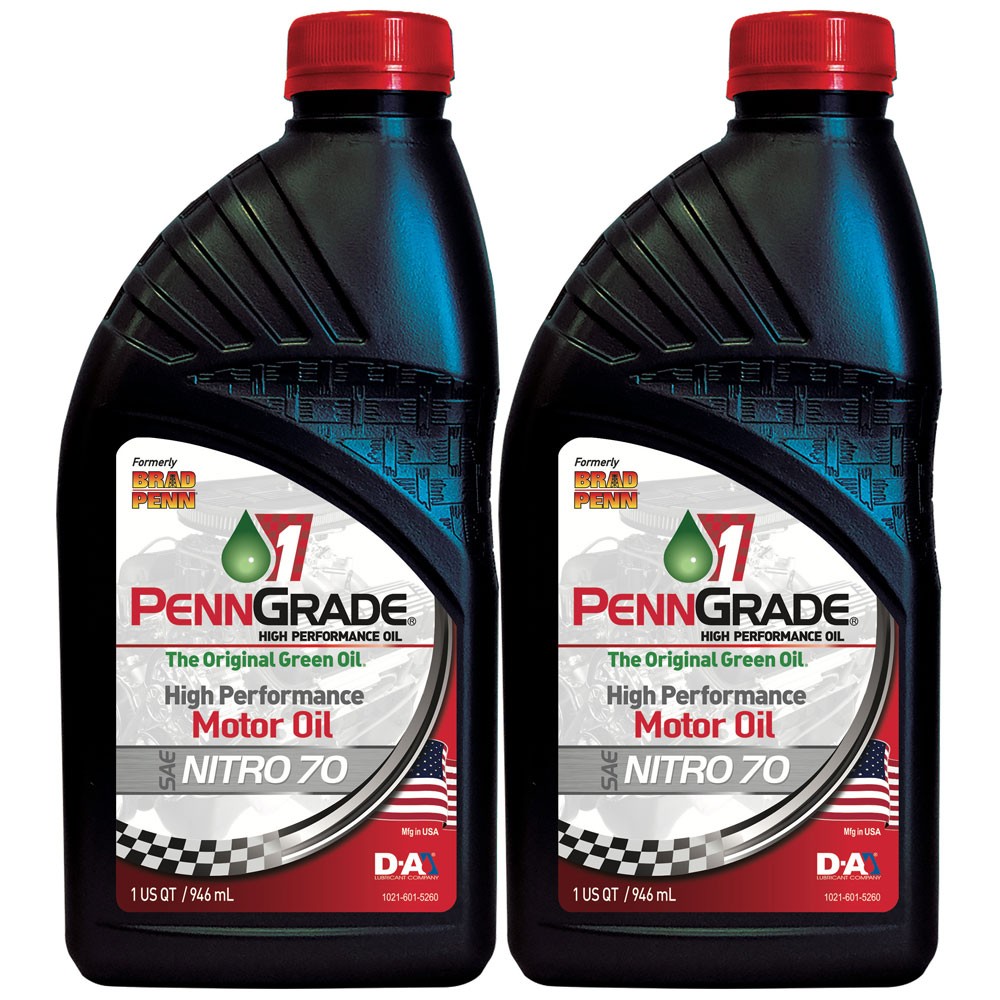 Brad Penn / PennGrade 1, 71176, Conventional HP Engine Oil, 70W, 2 Qt, Nitro 70