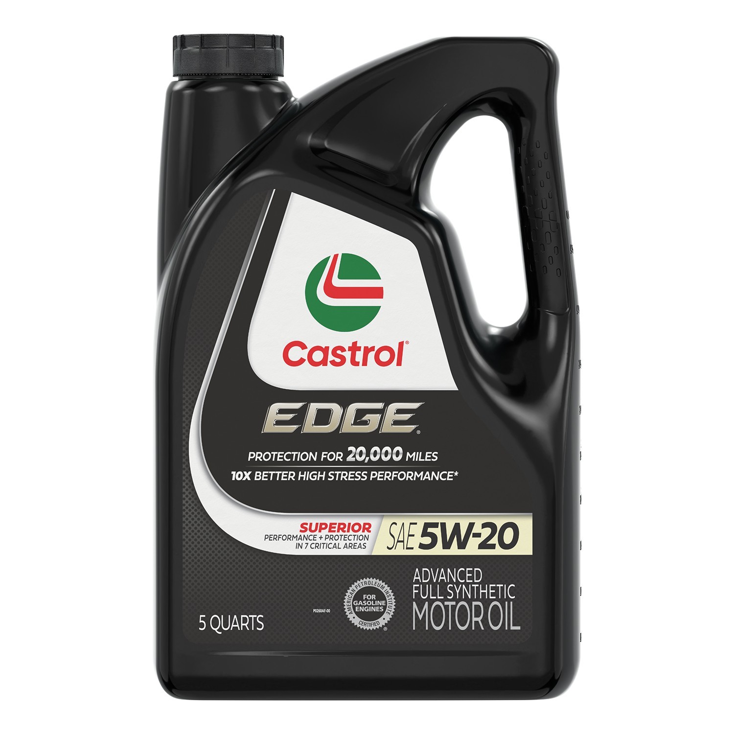 Castrol EDGE Advanced Full Synthetic 5W-20 Motor Oil Case of 3 – 5 Quart Bottles