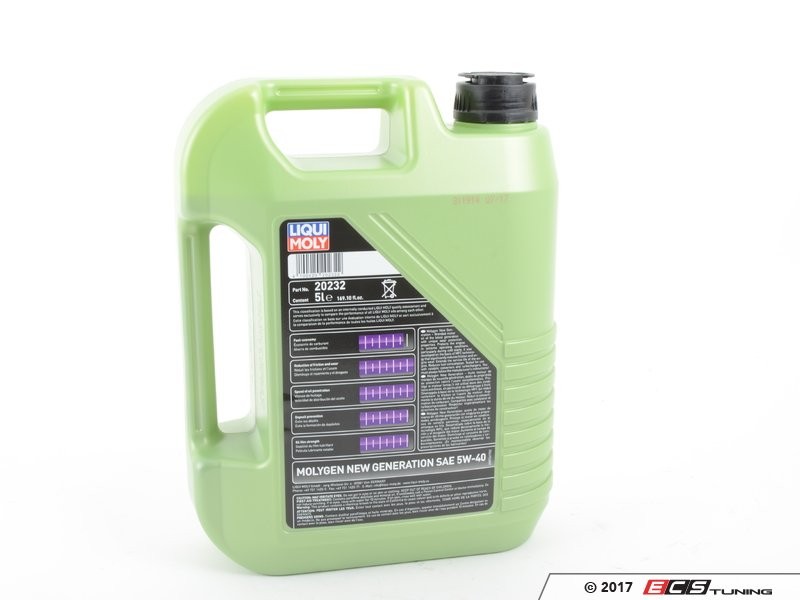 Liqui-Moly – Molygen New Generation Engine Oil (5w-40) – 5 Liter – 20232