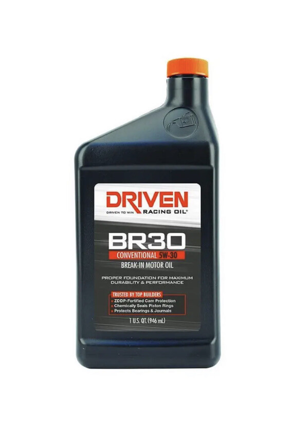 Driven Racing Oil 01806 BR30 5W-30 Break-In Motor Oil