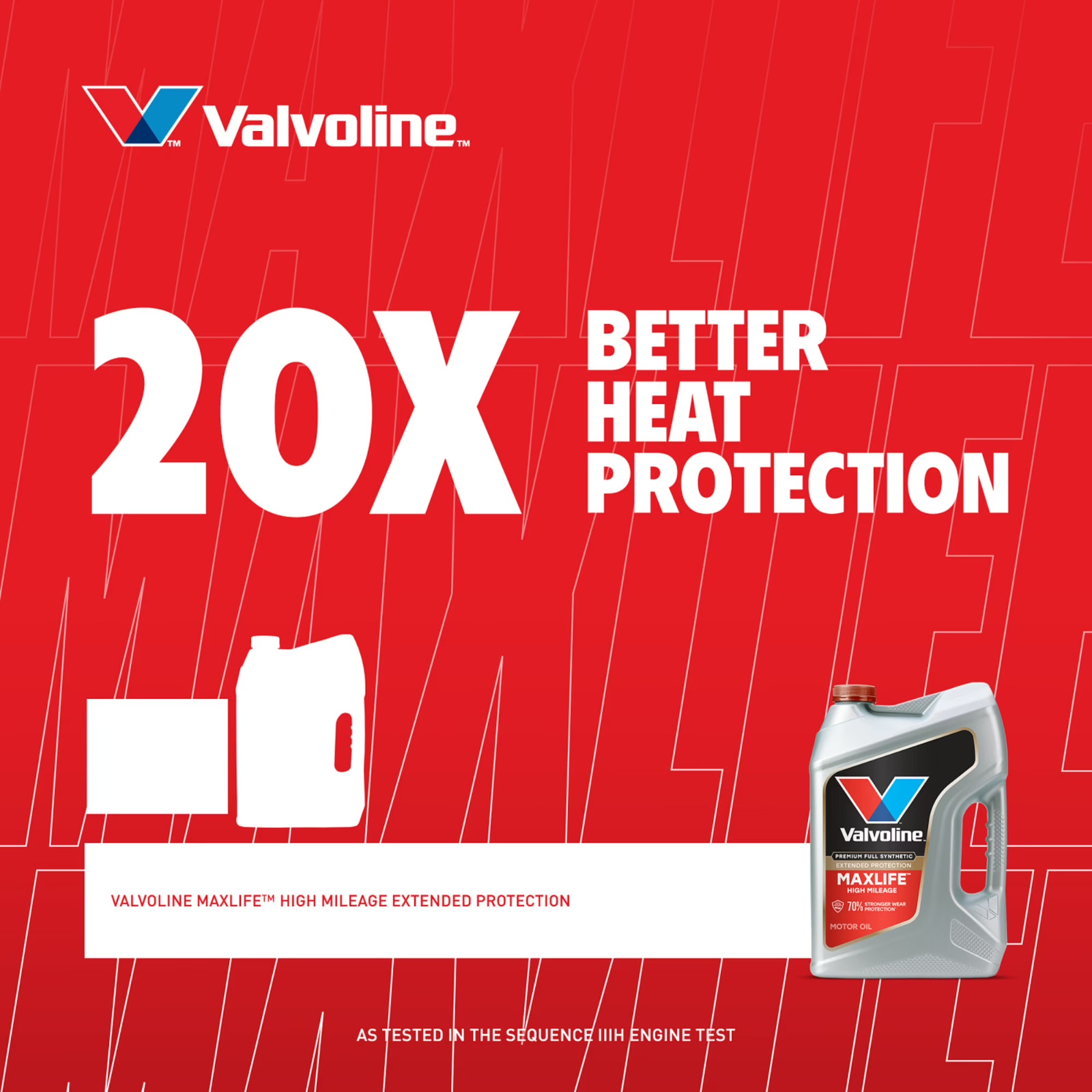 2 Pack Valvoline MaxLife Extended Protection Full Synthetic High Mileage 5W-20