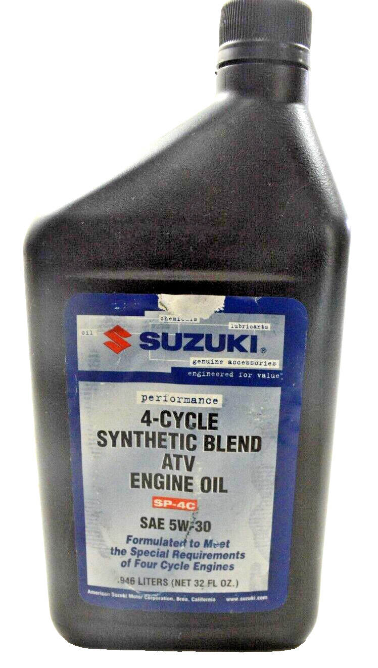 Suzuki 4-Cycle Synthetic Blend ATC Engine Oil SAE 5W-30 SP-4C 1 liter 1.05qt