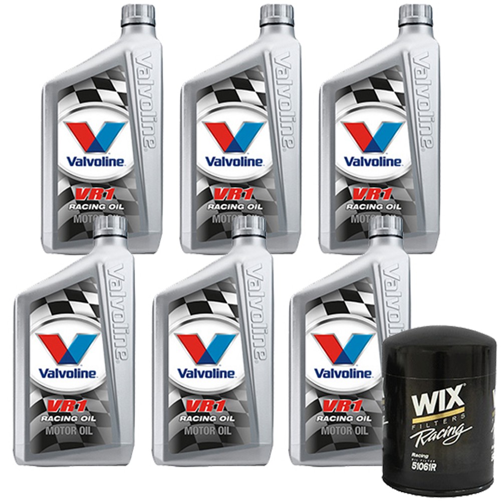 Valvoline 822388 VR1 Con 10W30/WIX 51061R SB-Fits Chevy Oil Change Kit