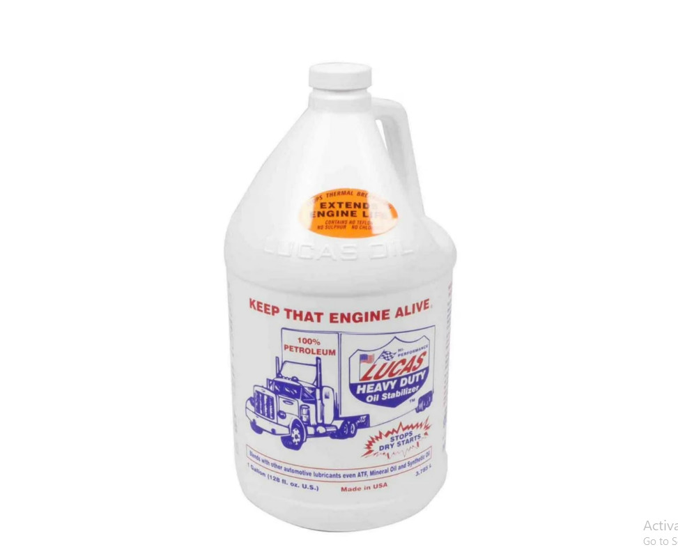 Lucas Oil 10002 Heavy Duty Oil Stabilizer One Gallon Automotive Additive