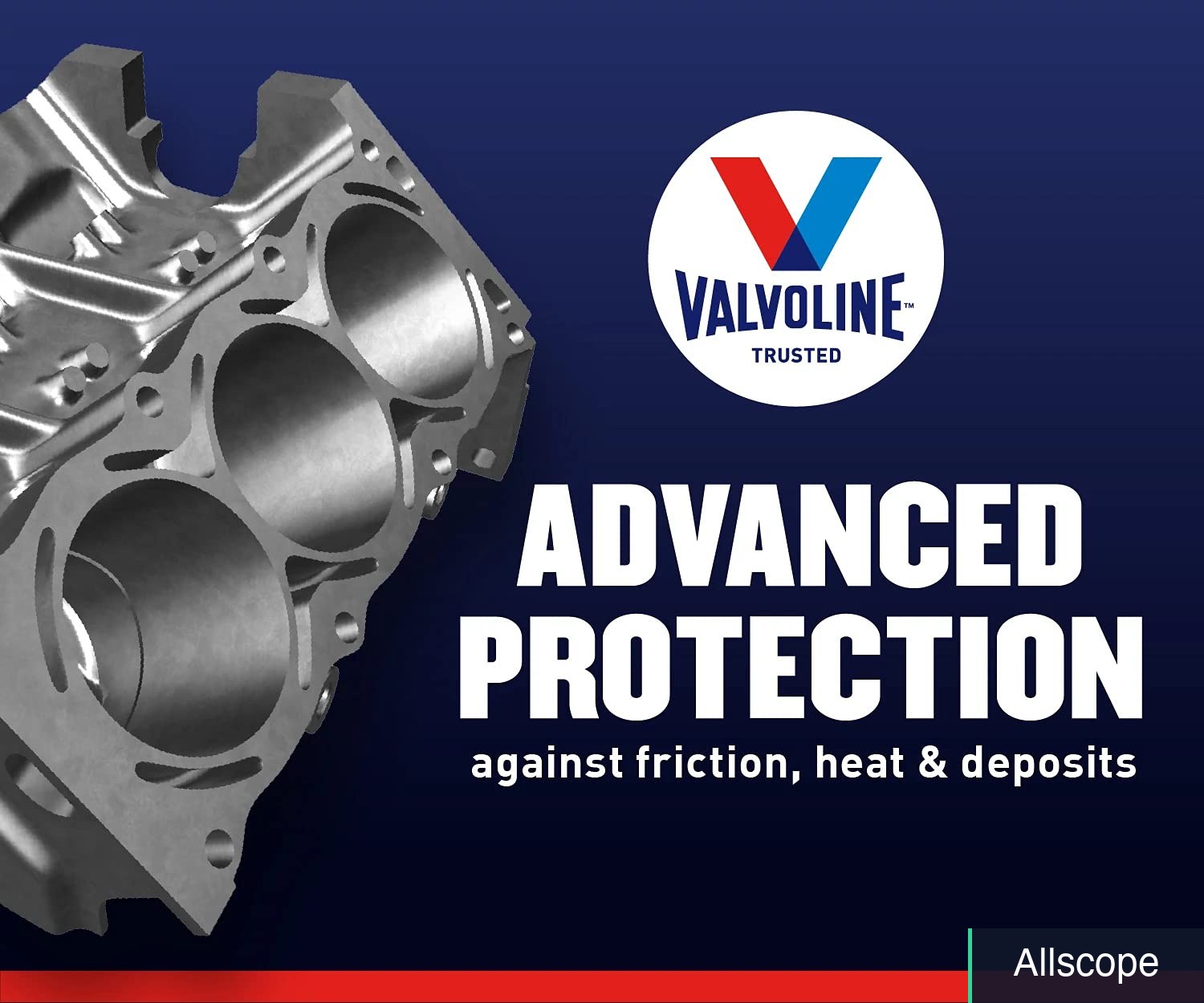 Valvoline Advanced Protection 0W-8 Full Synthetic Motor Oil 1 Quart, Pack of 6