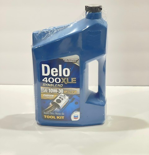 2361.1 ~ Vintage Chevron Delo 400XLE Syn-Blend Motor Oil Tool Kit!