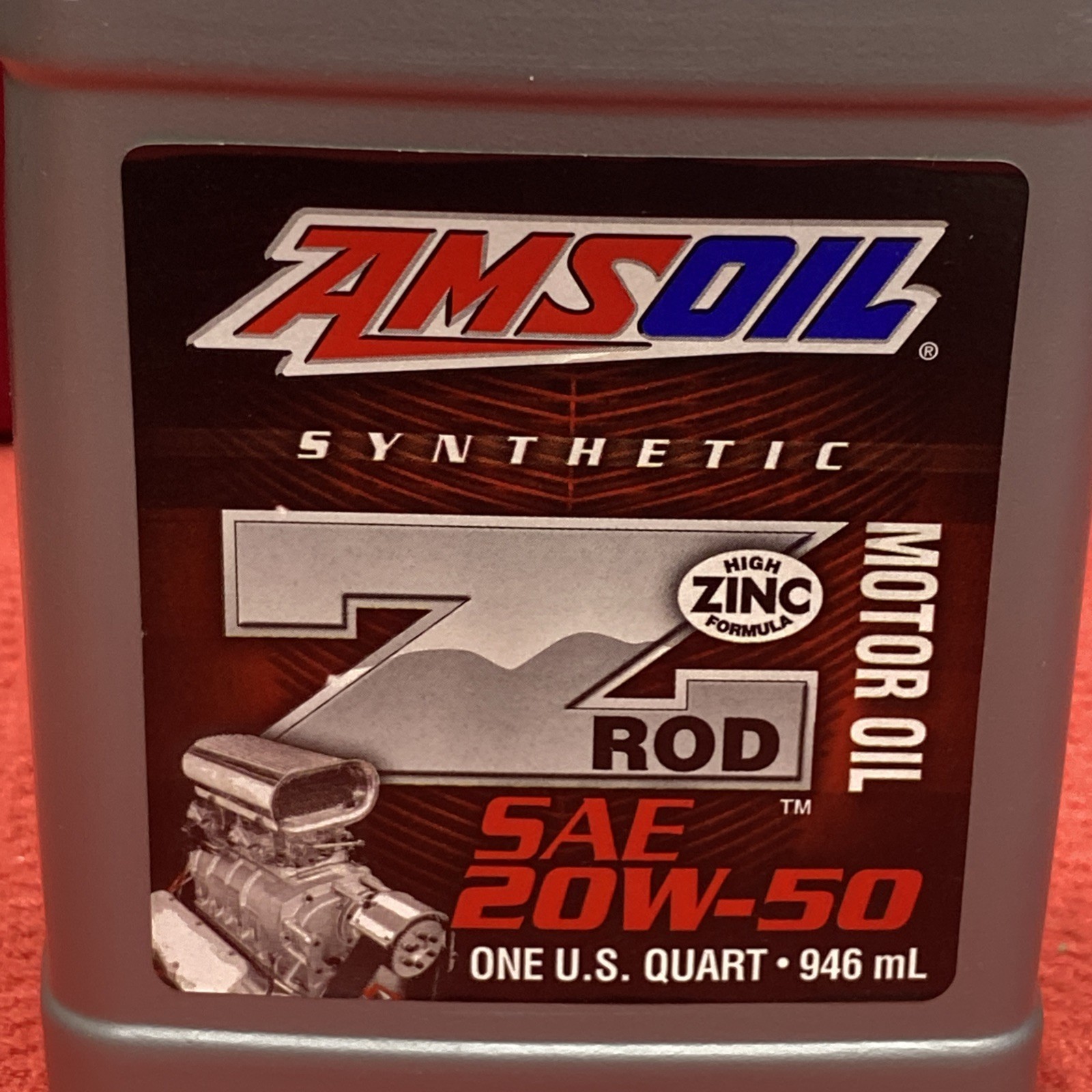 Amsoil Z Rod Synthetic 20W-50 High Zinc Motor Oil