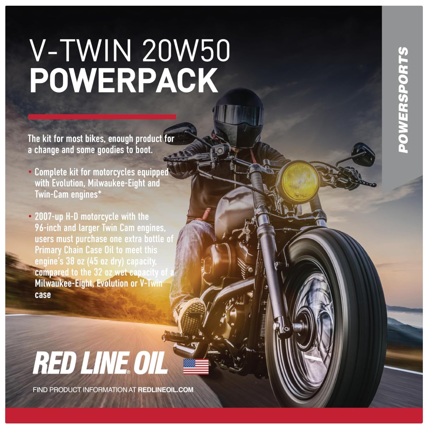 Powersport Motor Oil Pack – Harley-Davidson Compatible