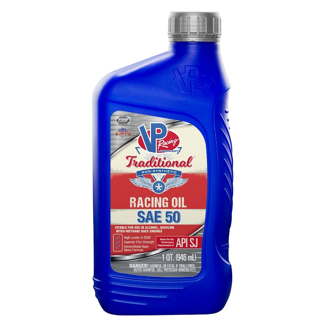 2685 Vp Racing Fuels Traditional Non Synthetic Racing Oil Quart Bottle Sae