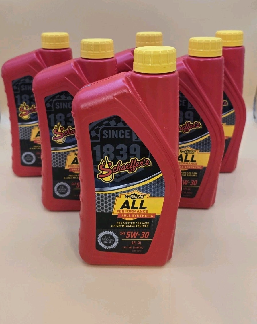 Schaeffer’s Full Synthetic 5W-30 All Performance Engine Oil 6530 6 Quarts