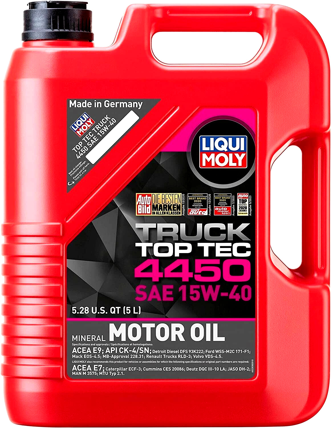 Liqui Moly Top Tec Truck SAE 15W-40 Diesel Engine Oil – 5 Liter