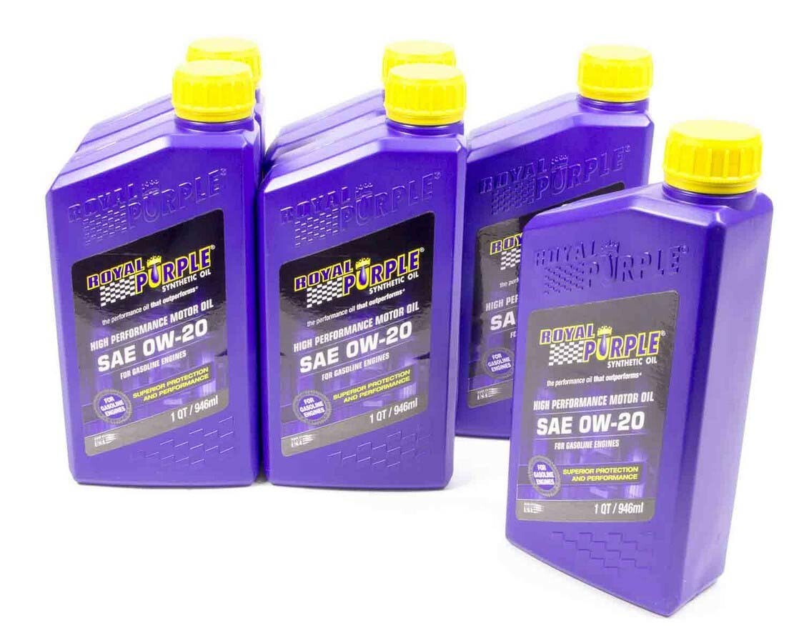 Royal Purple 0w20 Multi-Grade SAE Oil Fits Case 6×1 Quart
