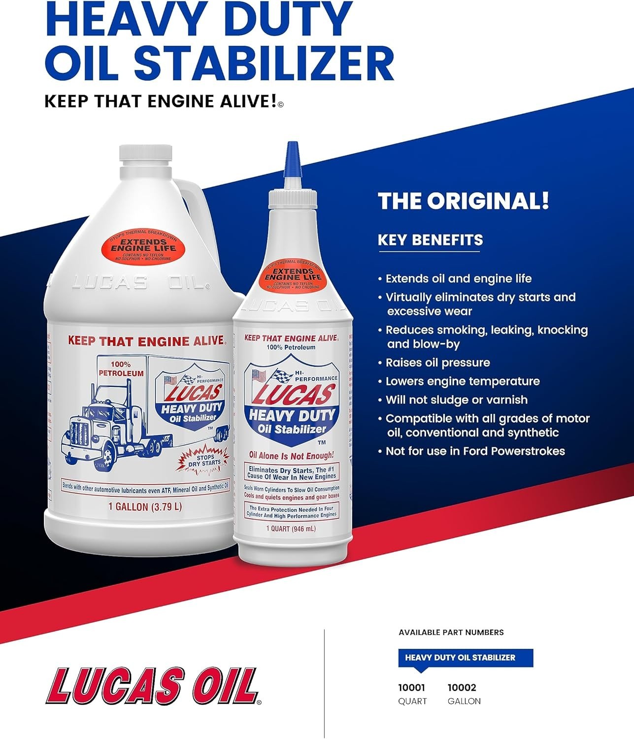 10001 Heavy Duty Oil Stabilizer – 1 Quart