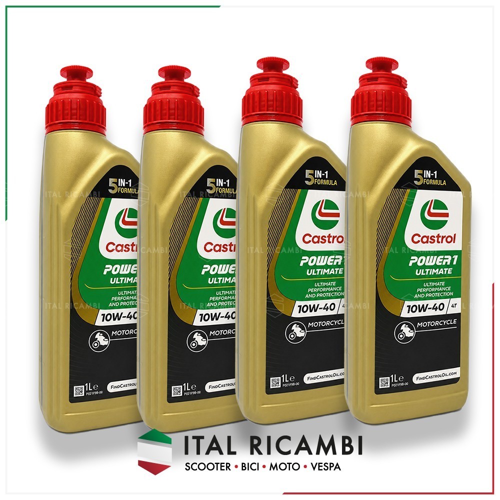 4 LITRES CASTROL 10W 40 SYNTHETIC POWER ENGINE OIL 1 FORMULA 5 IN 1