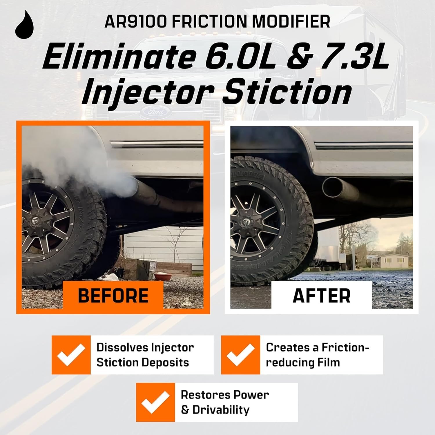 16oz AR9100 Oil Additive – Optimal Solution for Cold Starts & Injector Stiction