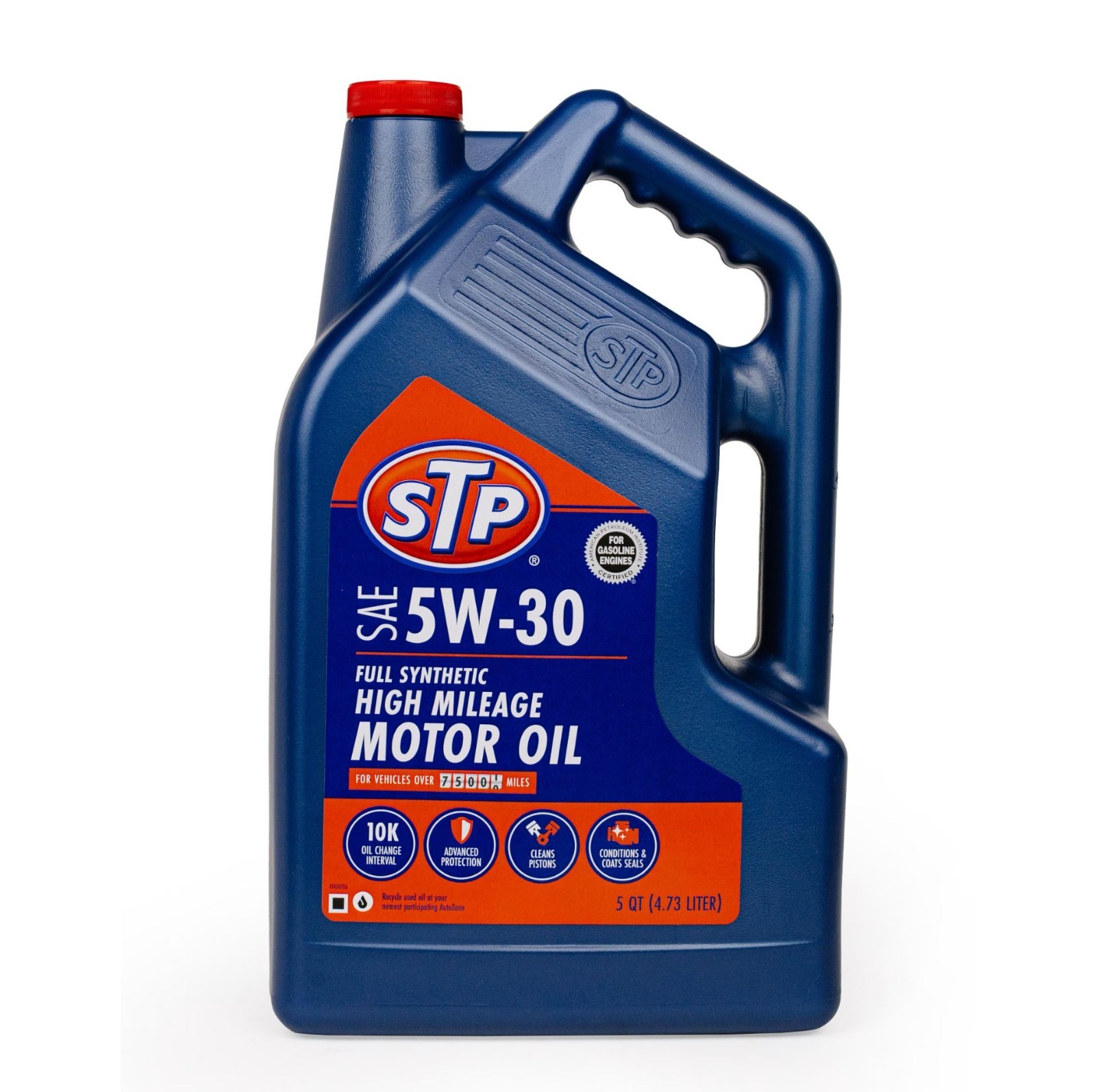 2 Pack STP High Mileage Full Synthetic 5W-30 Motor Oil 5 Quart STPSH5W305Q