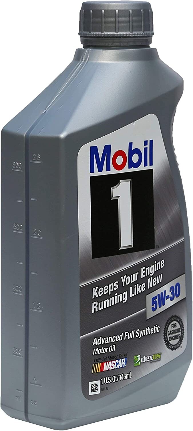 Mobil 1 Advanced Full Synthetic Motor Oil 5W-30, 6-pack of 1 quarts