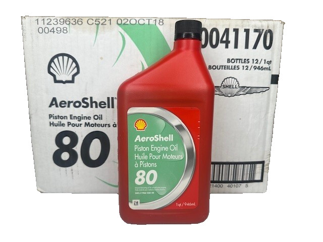 AeroShell Oil 80 550041170 PACK OF 12 QUARTS