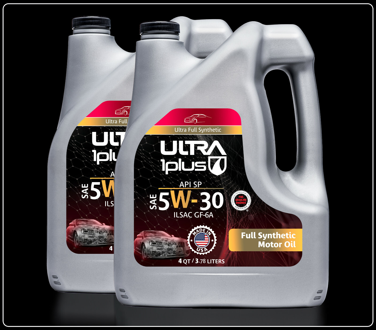 Ultra1Plus SAE 5W-30 Full Synthetic Motor Oil API SP ILSAC GF-6A (2 Gal – 8 QTS)