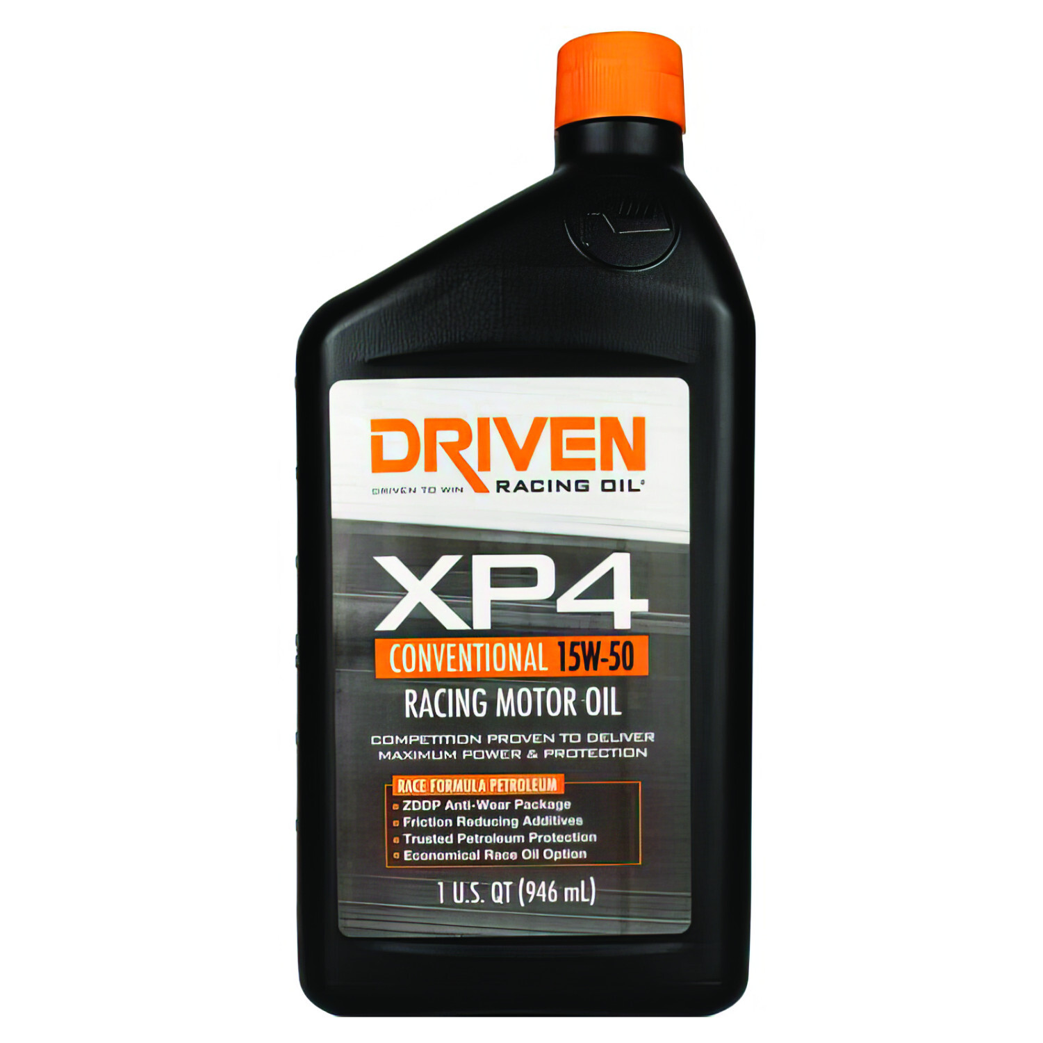 Driven Motor Oil – XP4 Racing Oil – High Zinc – 15W50 – Conventional – 1 qt