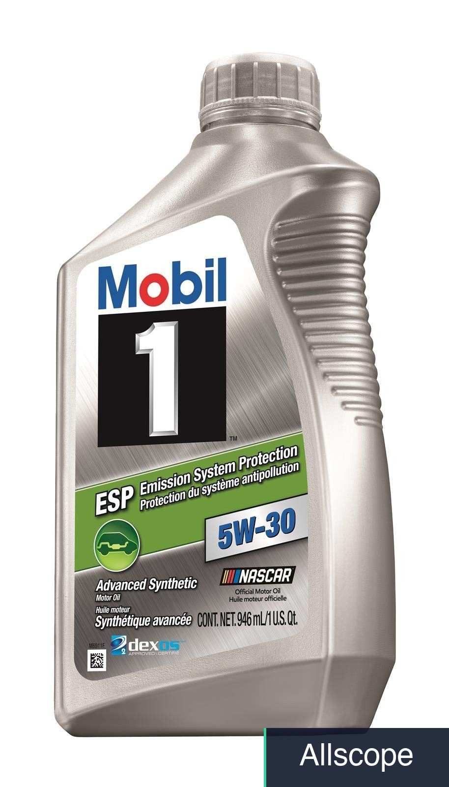 Motor Oil 5W-30 Mobil 1 Full Synthetic ESP Advanced Formula 12 Qt